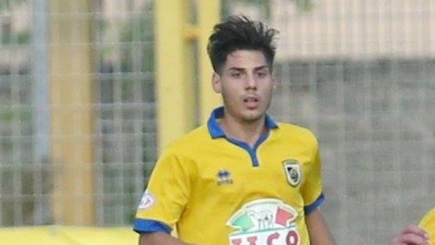 Daniele Ansini, centrocampista della Lupa Roma (Ph. Massimo Luziatelli)