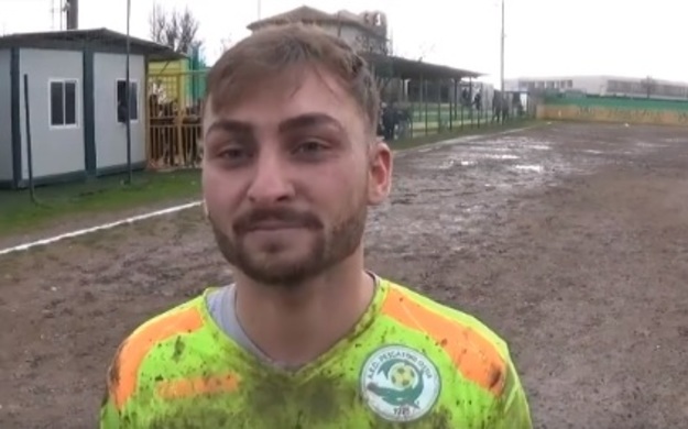 Luca Di Meglio al termine della semifinale di andata (ASD Pescatori Ostia)