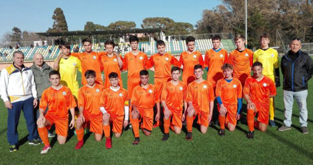 La Rappresentativa Giovanissimi 2003 in campo al Racing Club ©CR Lazio