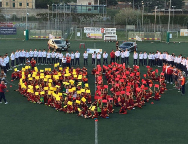 Uno dei campi del centro sportivo Vittiglio, cuore del Pro Roma Calcio