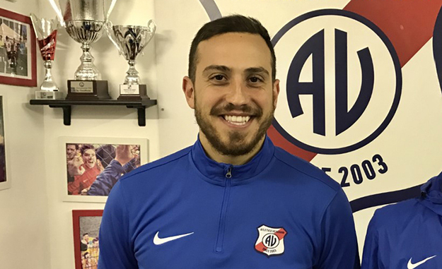Mister Valerio Poloni, tecnico dei Giovanissimi 2003 capitolini ©Atletico Vescovio