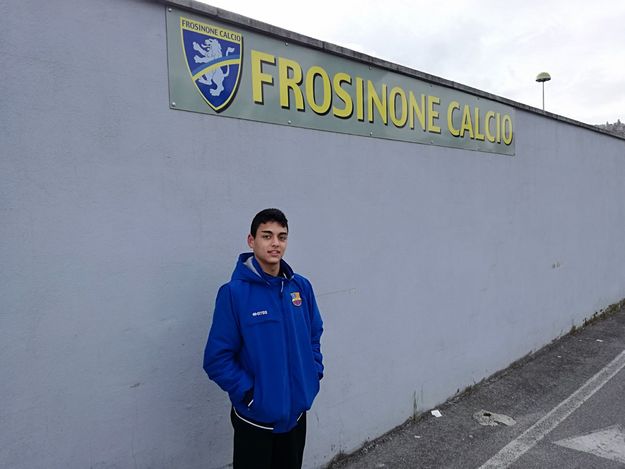 Flavio Feudo in prova al Frosinone