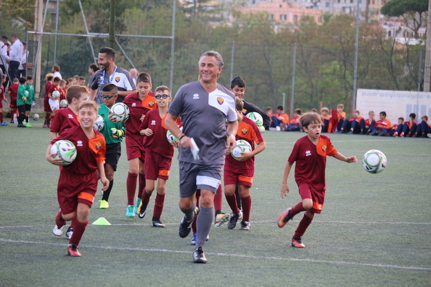 Uno dei gruppi del Pro Roma Calcio