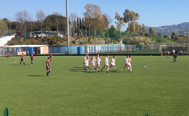 La gioia di Maurizi dopo il gol 