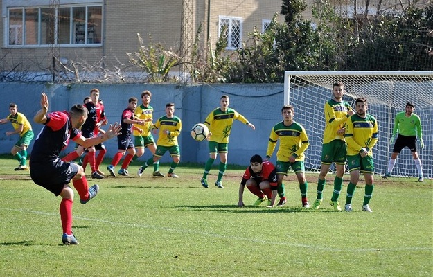 Uno scatto della vittoria contro il Grifone Gialloverde (foto Porcu)