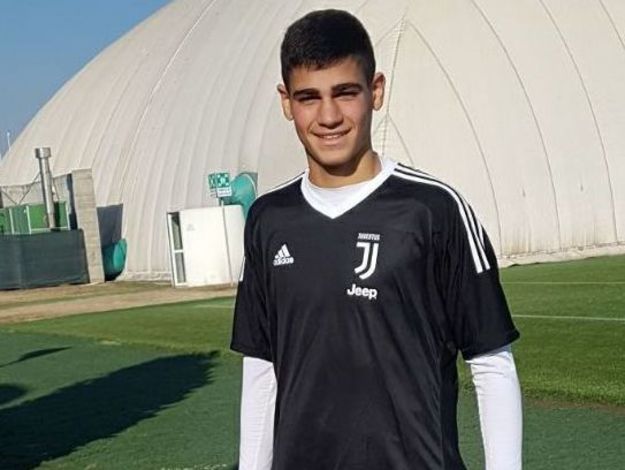 Carotenuto, durante la prova con la Juventus