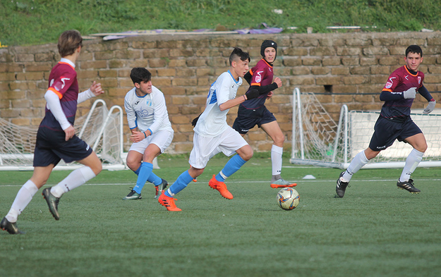Aspri, autore del momentaneo 1-0 dell&apos;Albalonga (C)De Cesaris