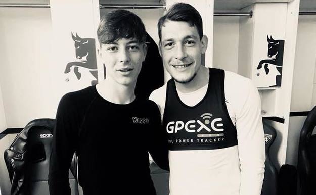 Guerini dopo l&apos;allenamento con Belotti