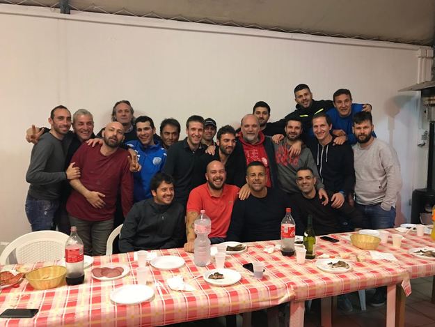 Uno scatto della festa della Pibe de Oro