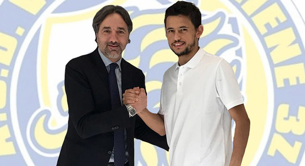 Il dg Mestichella e Rafael Sanna