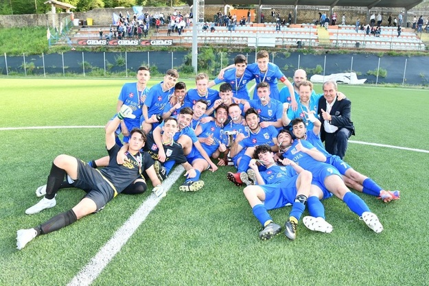 L&apos;Audace esulta a fine gara (foto Paolo Lori)