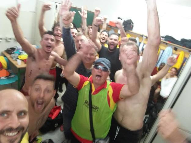 Festa Maglianese negli spogliatoi