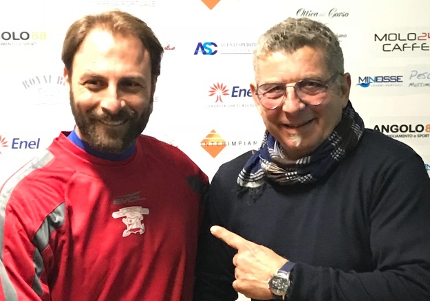 Luciani in compagnia del patron Presutti