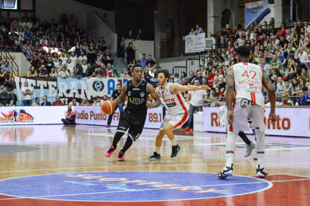 Uno scatto durante la partita