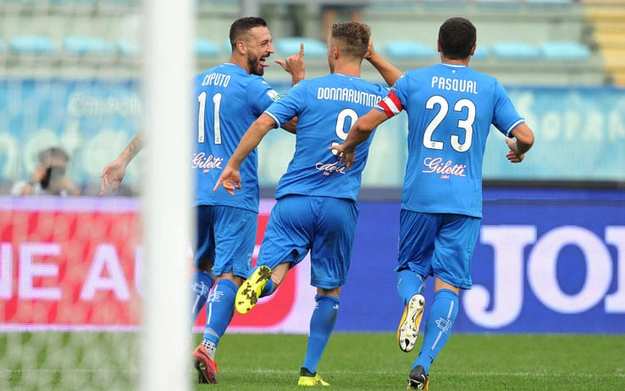 Esulta l&apos;Empoli, manca poco alla Serie A ©LaNazione 