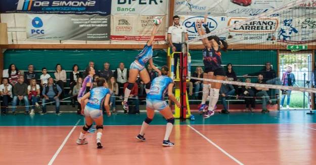 La B in campo contro Fiamma Torrese