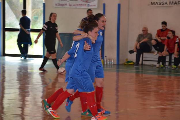 Le gioia delle ragazze di coach Biondi (©Cr Lazio)