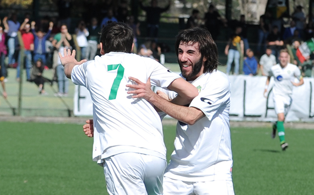 A destra Rocchi, in gol ©Laura Del Gobbo