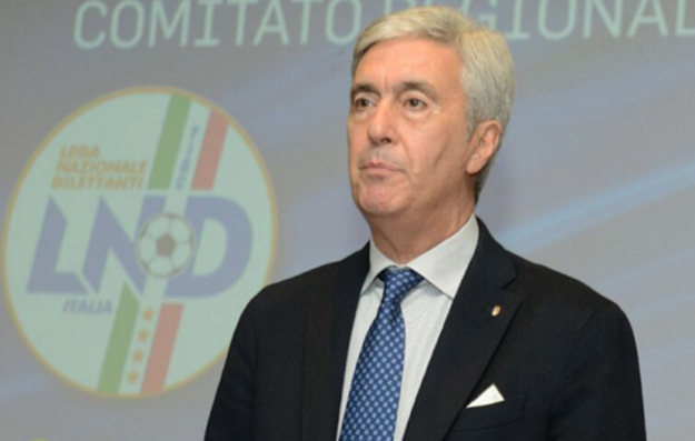 Il Presidente della Lega Nazionale Dilettanti, Cosimo Sibilia