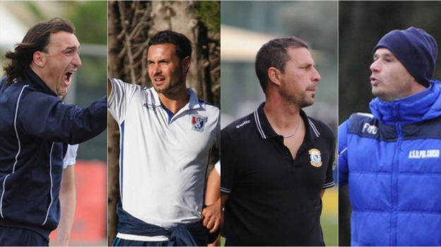 I &quot;Fab Four&quot;: Persia, Mosciatti, Contaldo e Rossi. I tecnici delle quattro semifinaliste