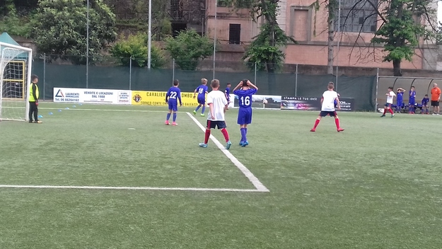 Uno scatto dal match