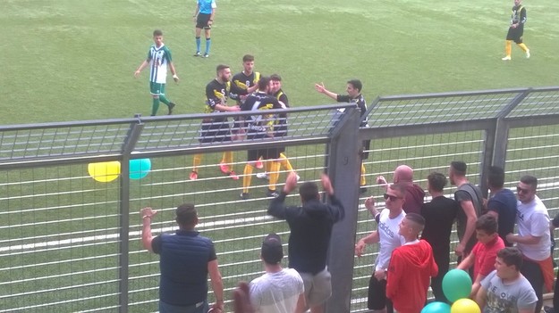 L&apos;esultanza al gol di Colasanti ©GazReg