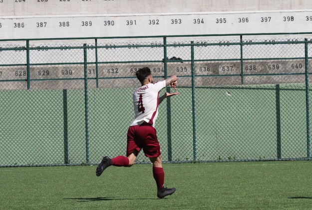 Alessio Fatati in gol domenica contro l&apos;Sff Atletico (@Romani)