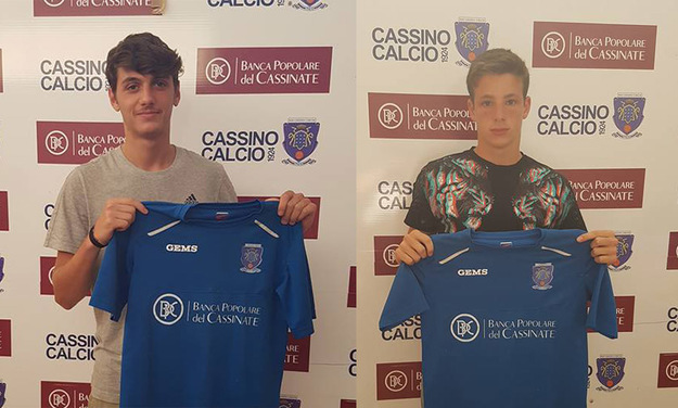 Zazzarino e Guarino ©Facebook/SoccerAcademyCassino