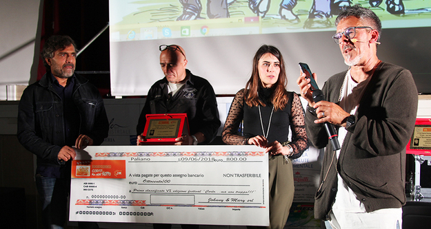 Un momento della premiazione