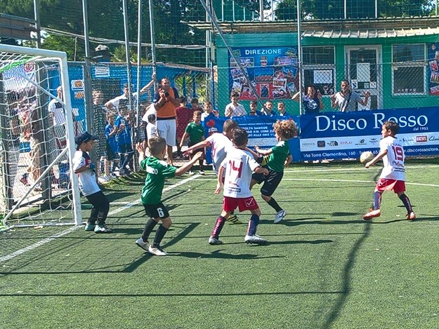 Uno scatto dal match
