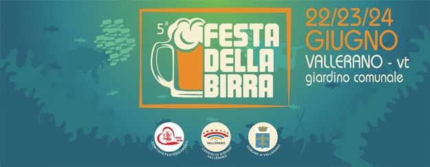 A Vallerano torna la Festa della Birra