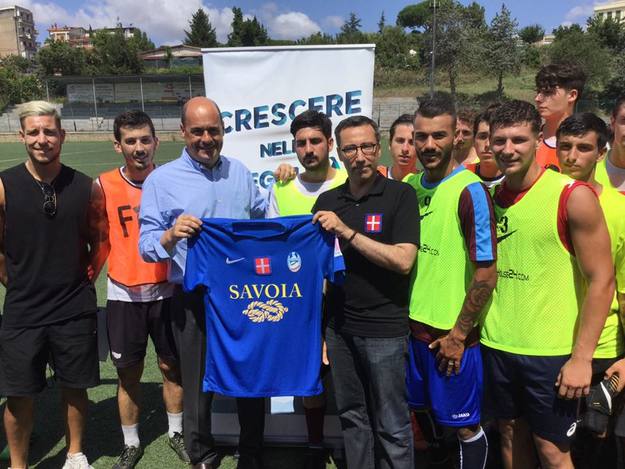 Luca Zingaretti e Massimiliano Monnanni