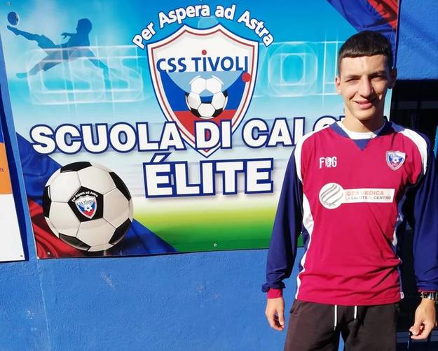 Giovanazzi con la maglia della CSS Tivoli