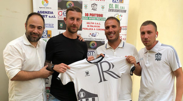 Martinelli con la dirigenza bianconera