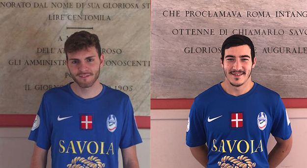 A sinistra Gianluca Rita, a destra Lorenzo Penge