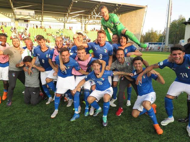 La gioia degli azzurrini ©figc.it