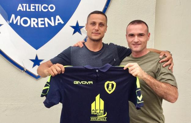 Danilo D&apos;Ambrosio con il direttore generale Leva @AtleticoMorena