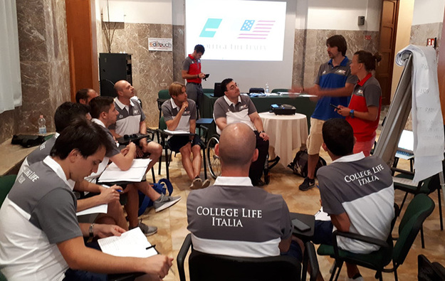 In aula durante il corso d&apos;inglese per coach ©CLI