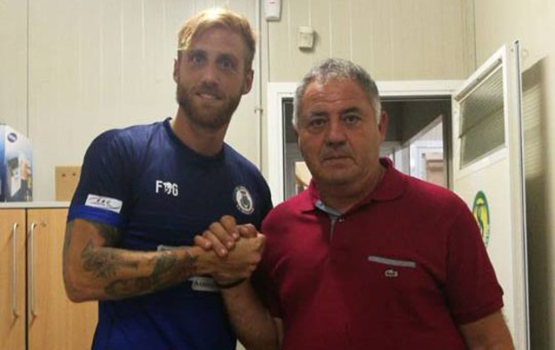 Daniele Rosania ed il presidente Antonio Pezone