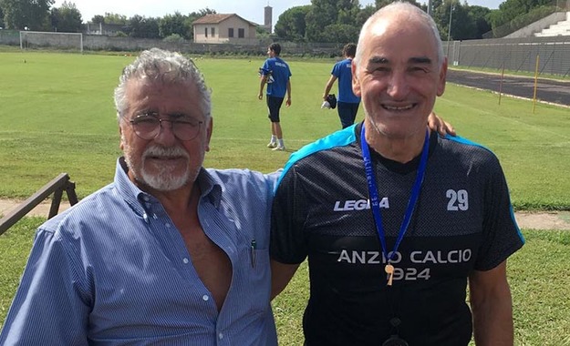 Cesarini, a destra, con patron Rizzaro ©Ferri