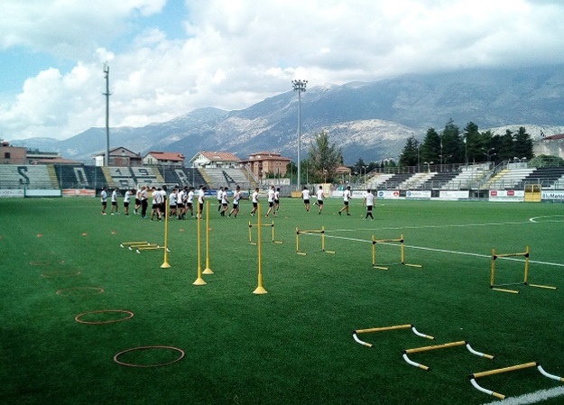 Il Sora in allenamento