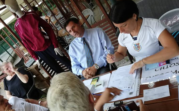 Lo staff al lavoro