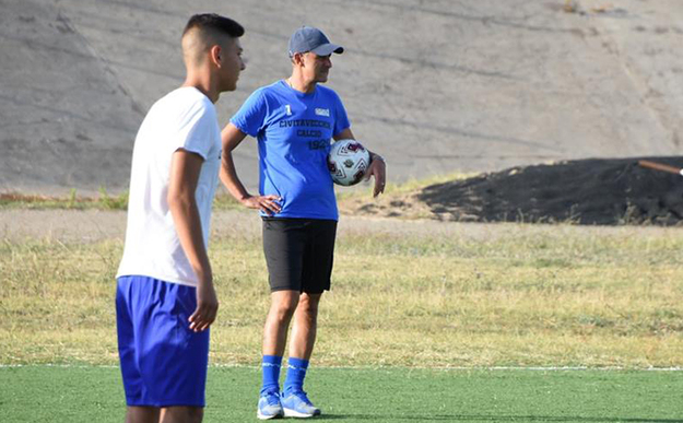 Rocchetti durante l&apos;allenamento ©Facebook