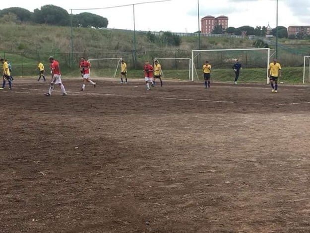 Uno scatto della gara tra Centro Giano e Real Velletri (FACEBOOK)