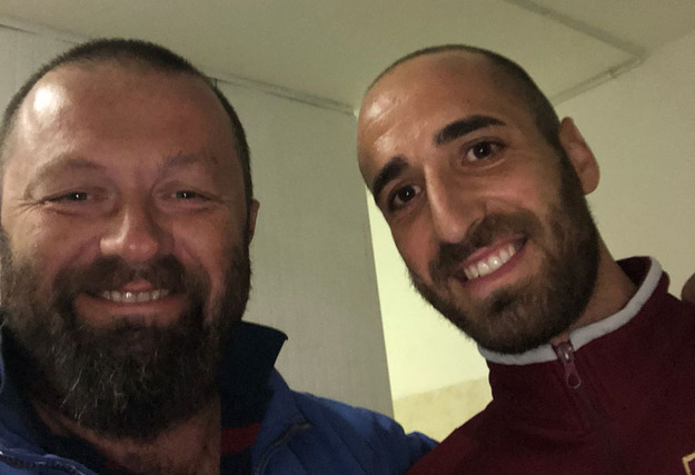 Il presidente Munaretto e Carbone