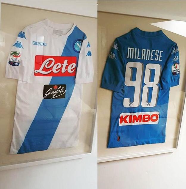 La maglia di Marco ai tempi del Napoli