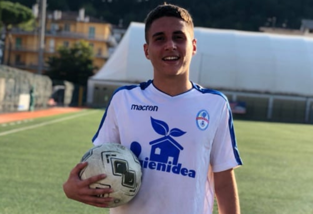 Federico Colacicco, Ausonia, si porta il pallone a casa