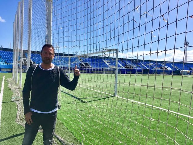 Cristian Salvadori, zaino in spalla