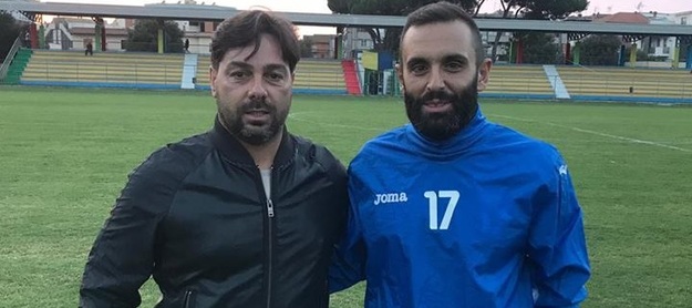 Il ds Antonio Gravagnoli e Peppe Imbriaco (foto Facebook)