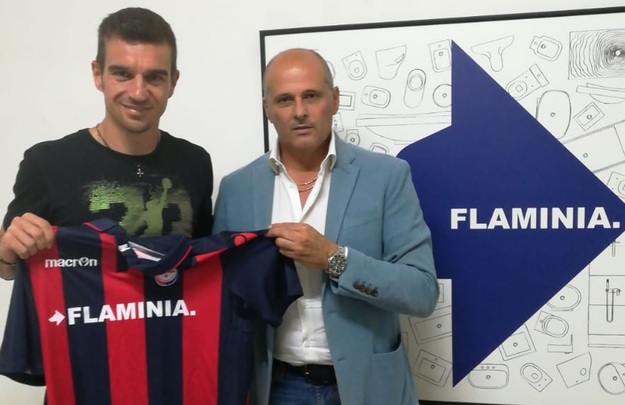 Giovanni Abate con il ds del Flaminia Coni